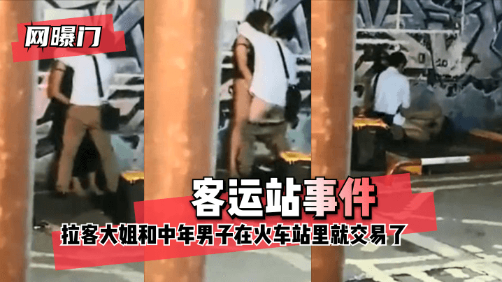 网曝-【网曝门】客运站事件！无意偷拍到拉客大姐和中年男子在火车站里就 咳咳 交易了 交易了 懂吧！海报剧照