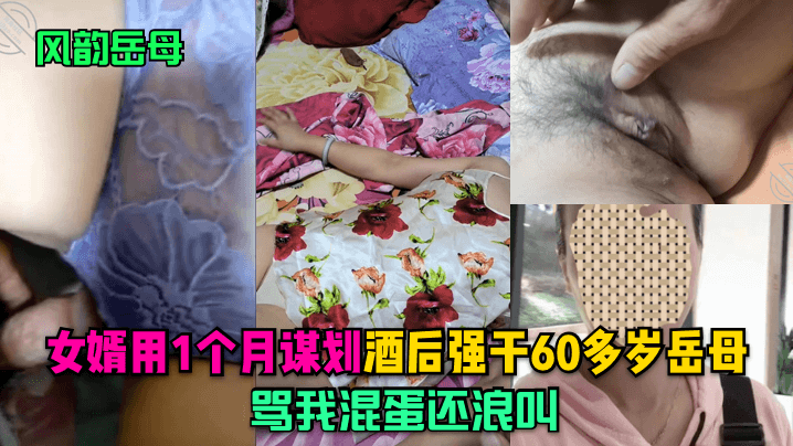 【风韵岳母】女婿用1个月谋划，酒后强干60多岁岳母，骂我混蛋还浪叫！海报剧照